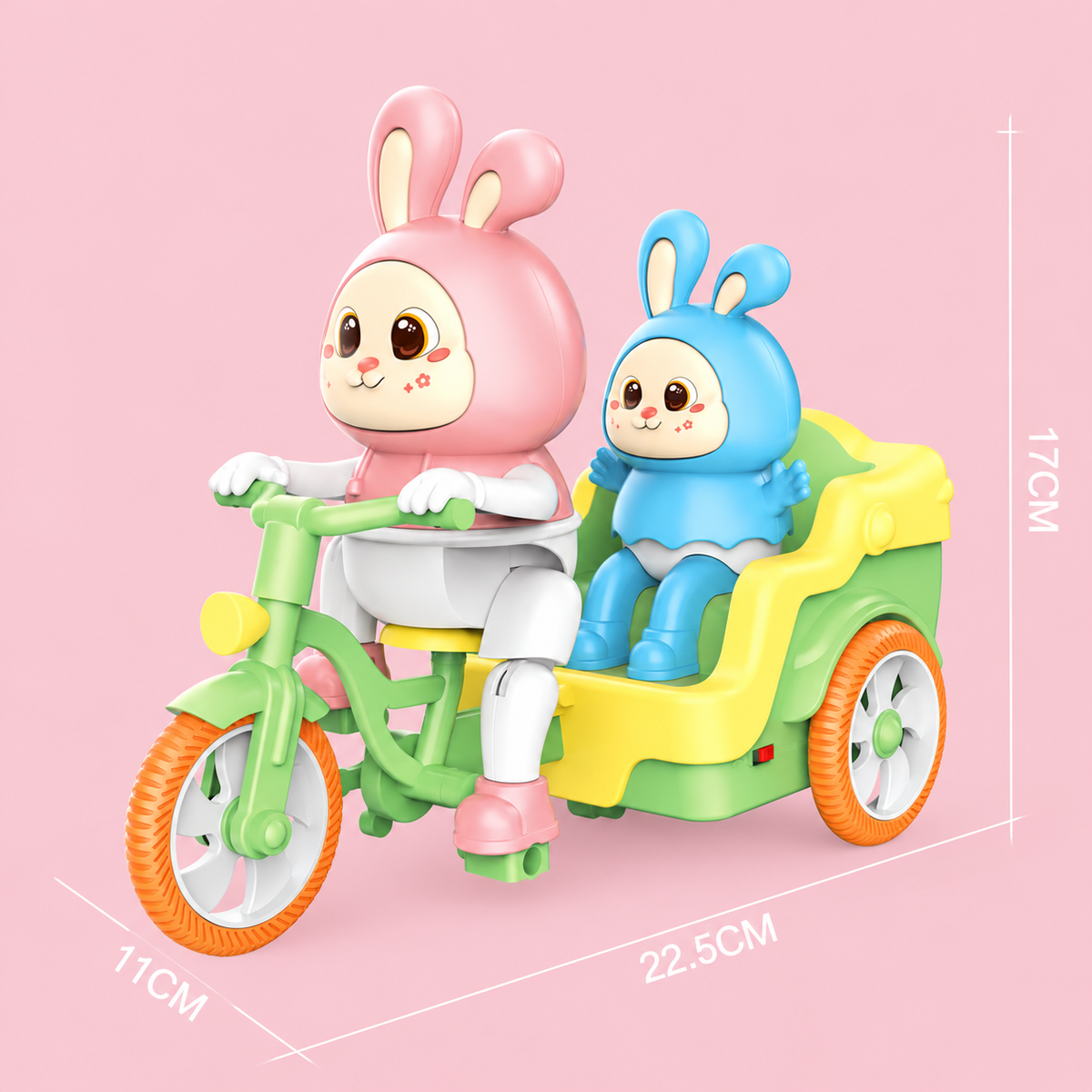 Musical Bunny Tricycle Toy