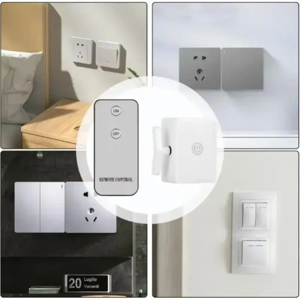 Wireless No-Wiring Light Switch Actuator