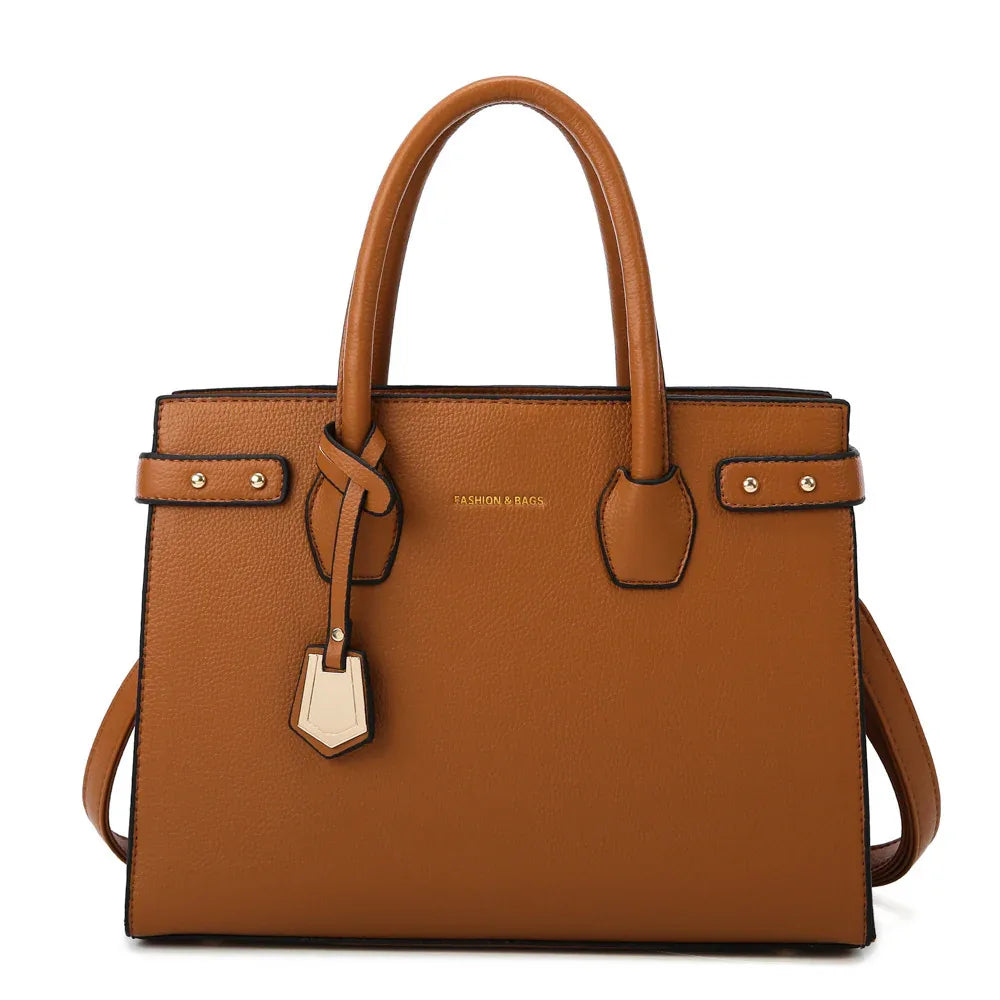 One-Shoulder Crossbody PU Leather Handbag For Women