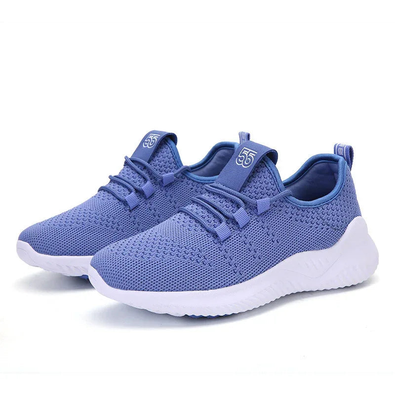 Lightweight Elastic Mesh Women's Breathable Running Shoes