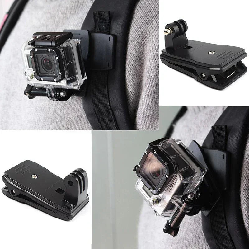 Snabbfäste / klämma till GoPro-kamera 360 grader