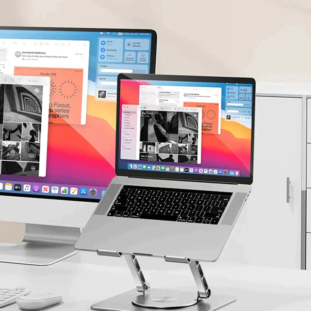 360 graders roterande laptopställ