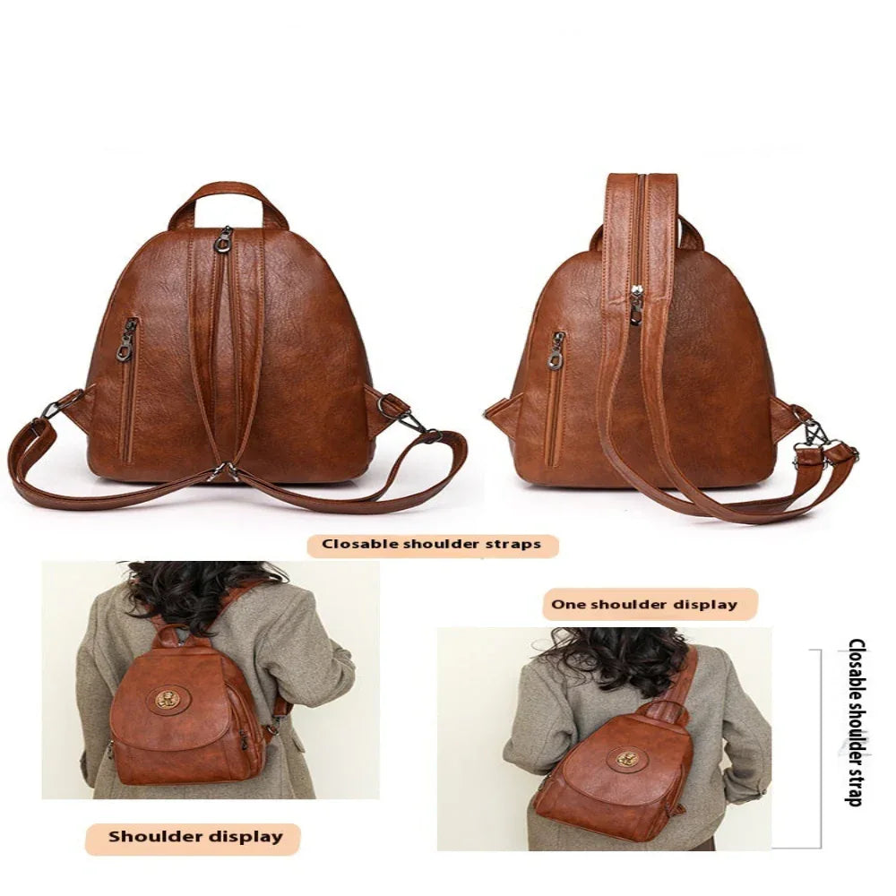 Simple Large Capacity Crossbody Chest Bag Leisure Travel Small Backpack