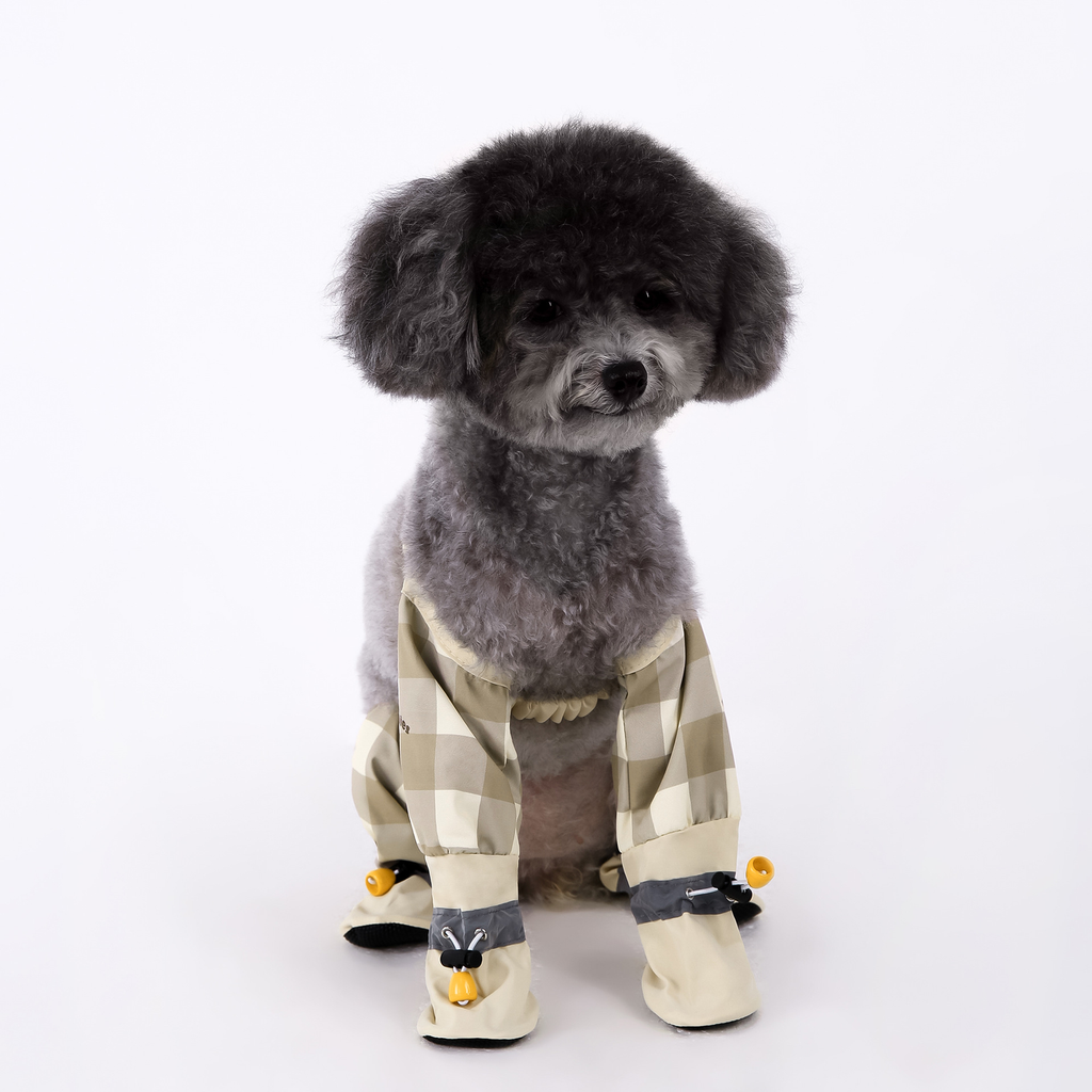 Waterproof Dog Leg Pants With Shoes