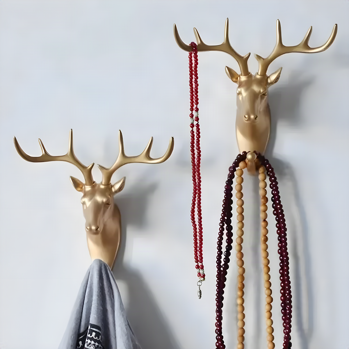 Gold Animal Wall Hooks