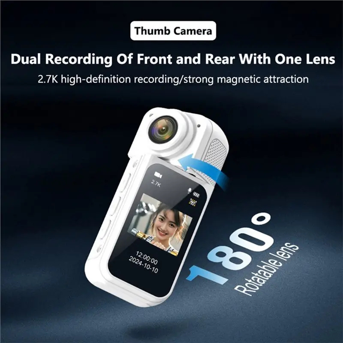 Rotating Mini Thumb Camera