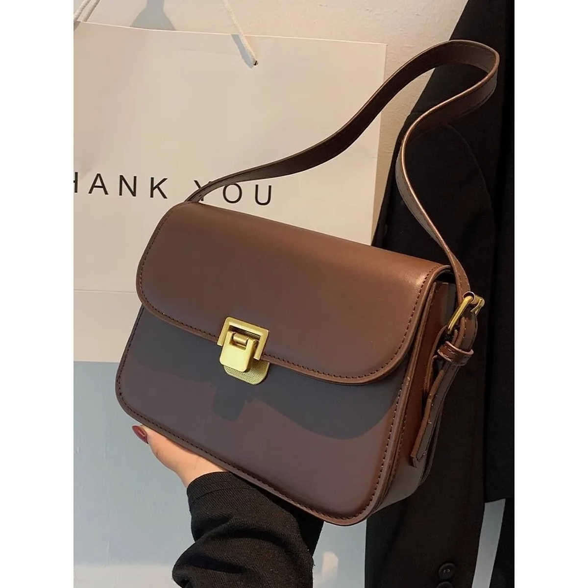 Structured Small Crossbody Bag