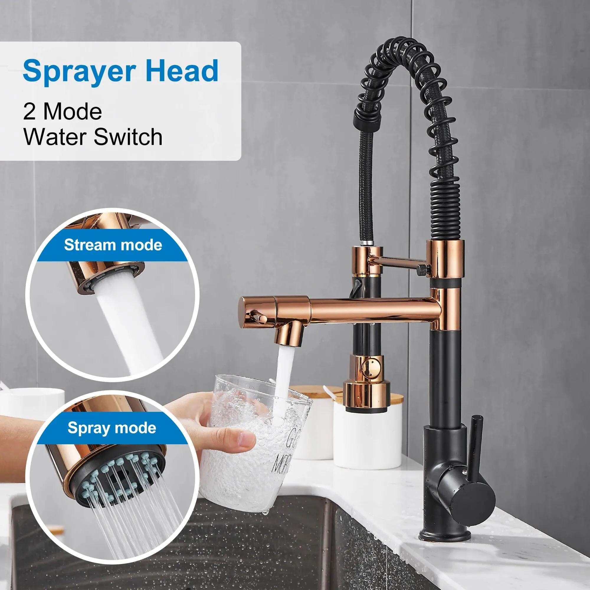 Pull-Out Kitchen Faucet