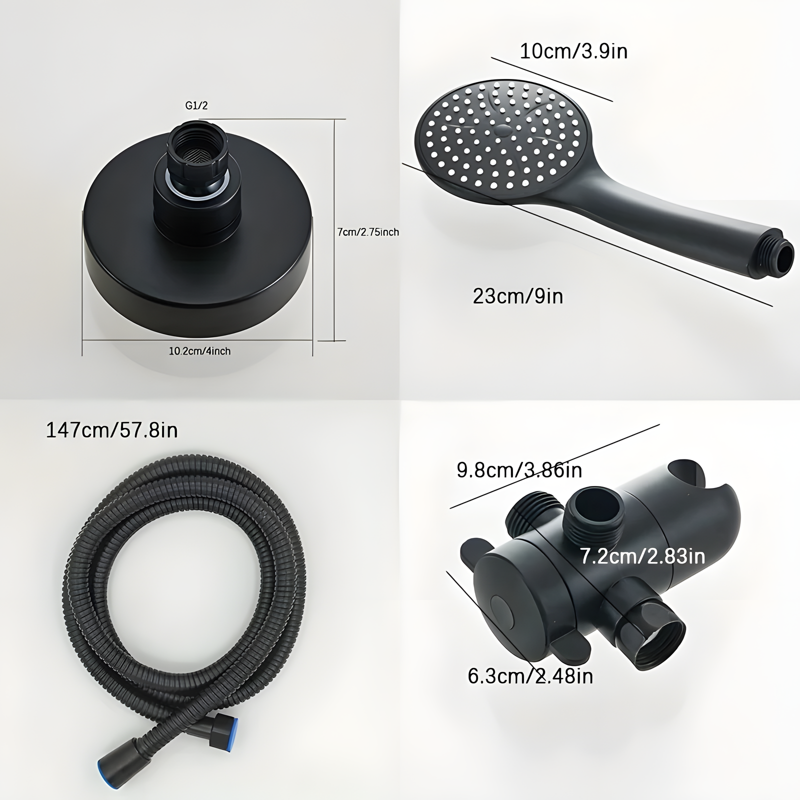 Dual Shower Head Set
