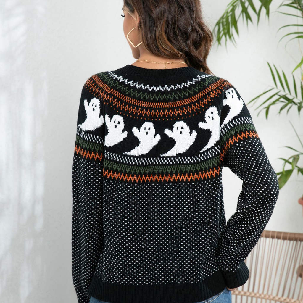 Ghost Pattern Cardigan