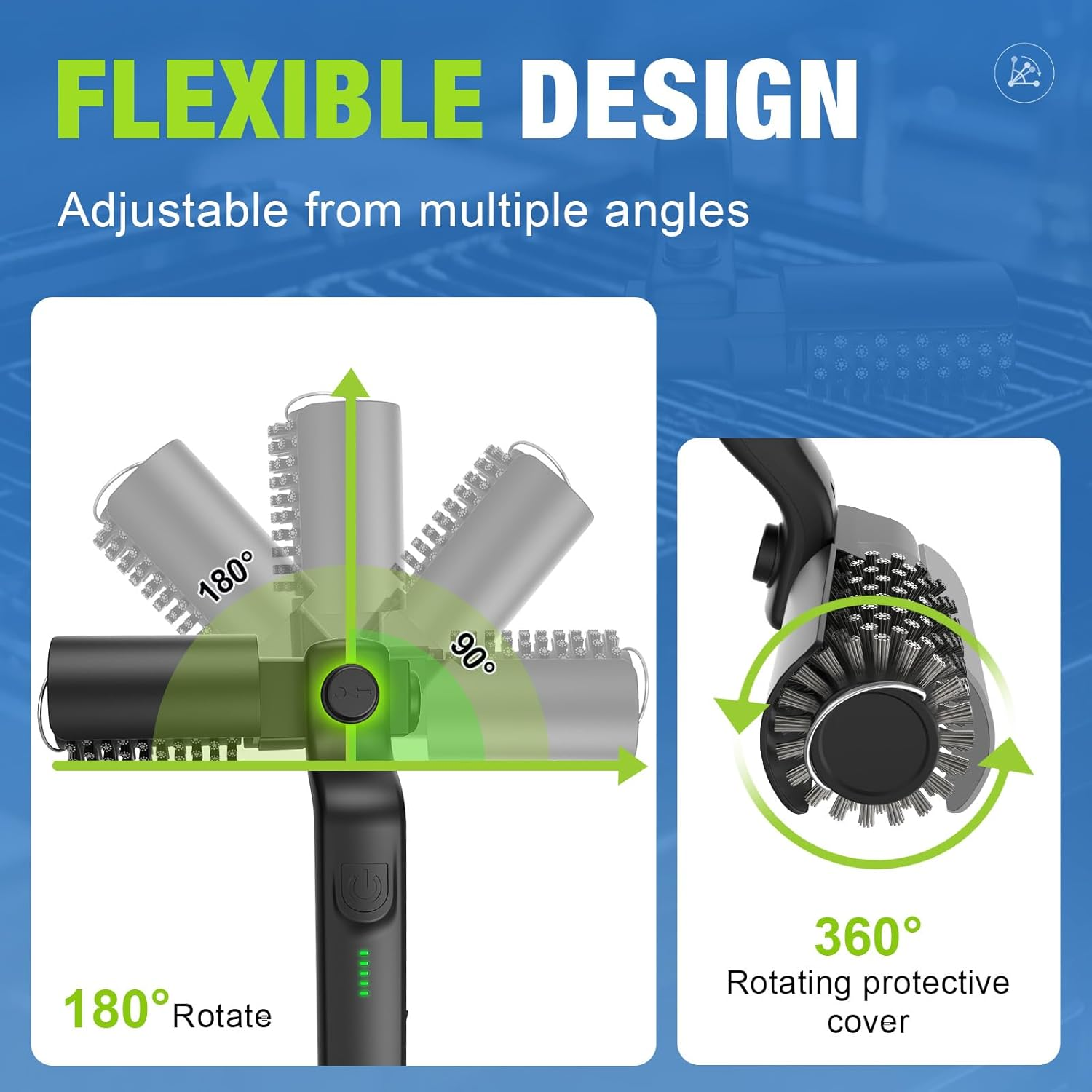 Rechargeable Grill Cleaning Brush