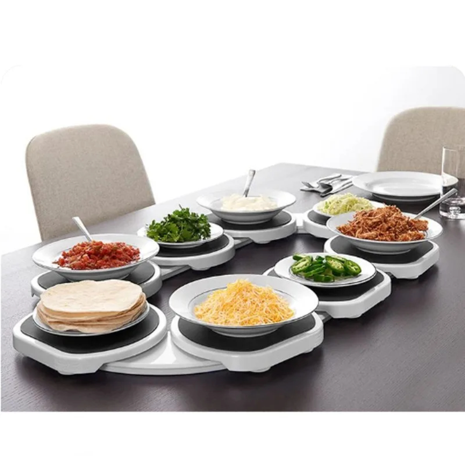 Expandable Eight Tray Lazy Susan