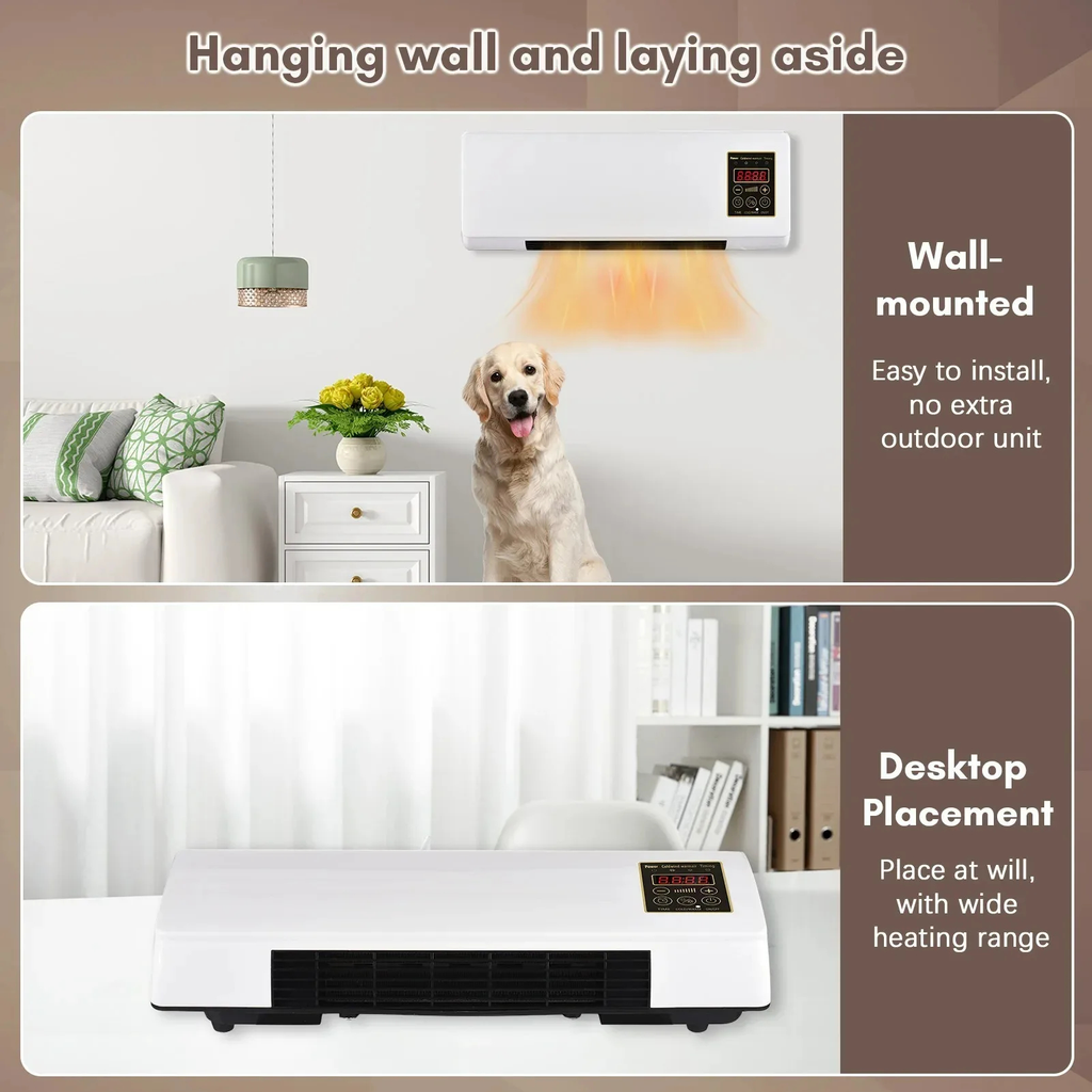 Wall Mounted Heater & Cooling Fan