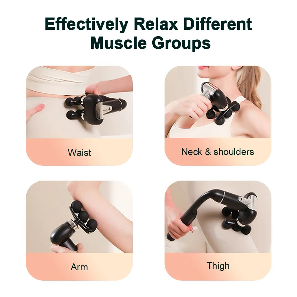 6-Heads Handhel Fascia Gun
