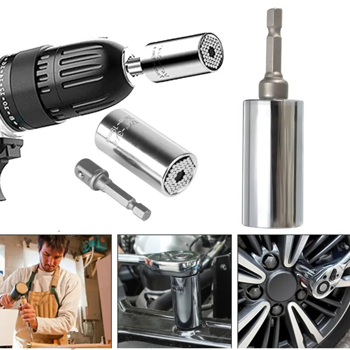 7-19mm Universal Socket Adapter