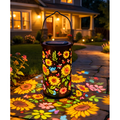 Solar Sunflower Projection Lantern