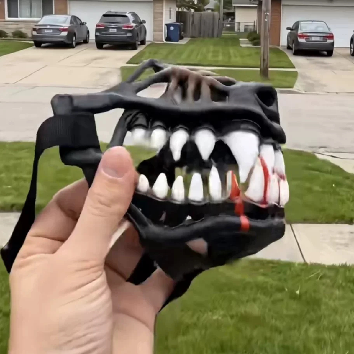 Fanged Dog Costume Muzzle