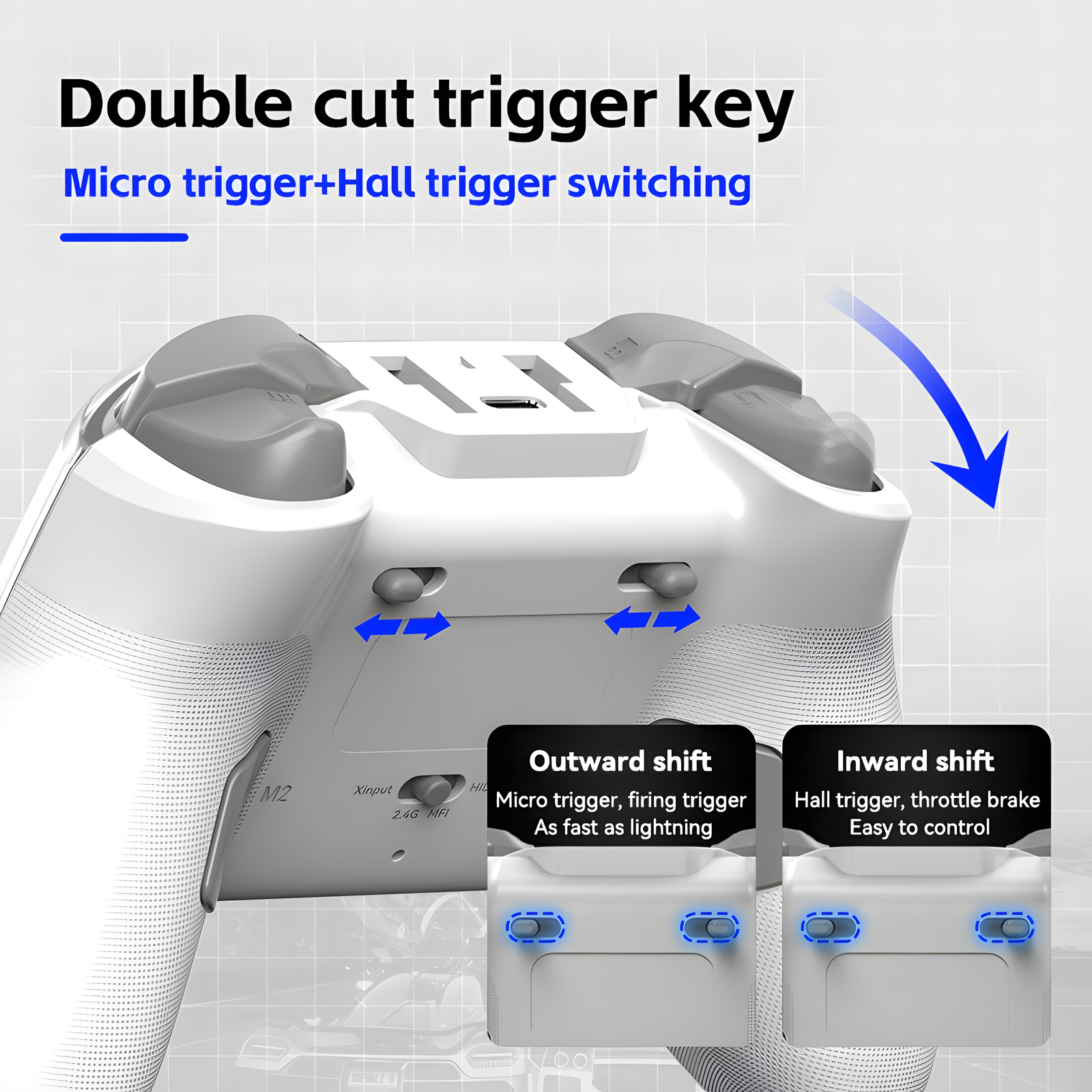 Wireless Game Controller with Charging Dock