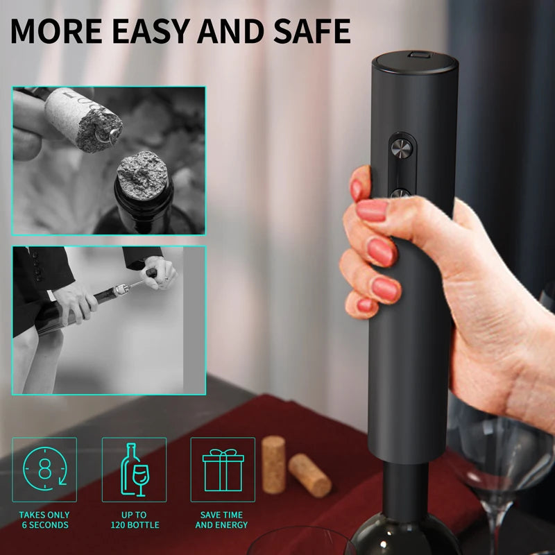 Electric Wine Opener Set