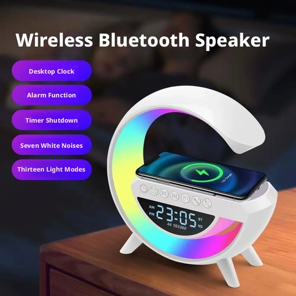 RGB Bluetooth Alarm Clock Speaker