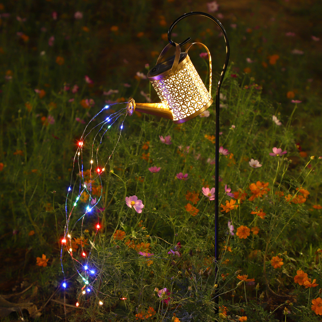 Solar Watering Can Garden Light