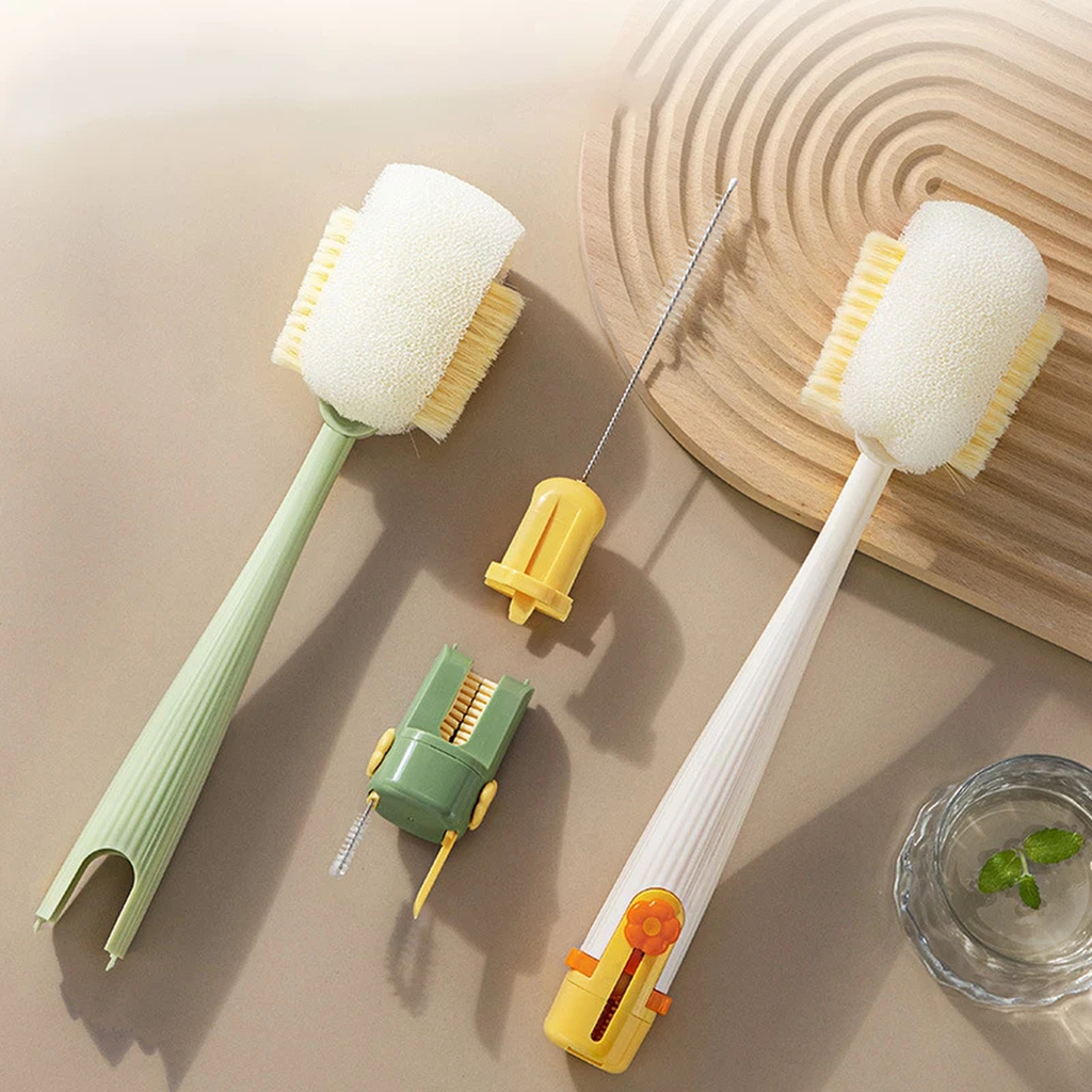 Five-in-One Bottle Cleaning Brush