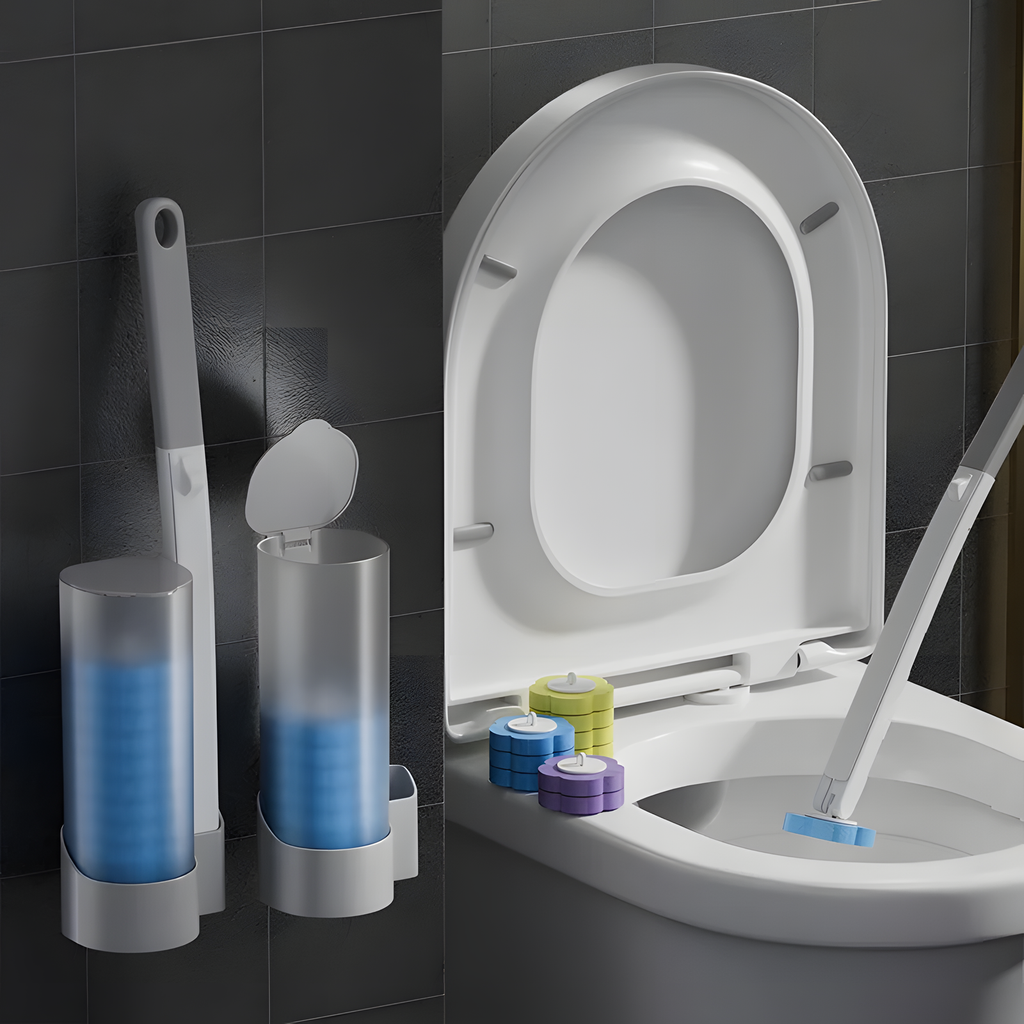 Disposable Head Toilet Cleaning Brush