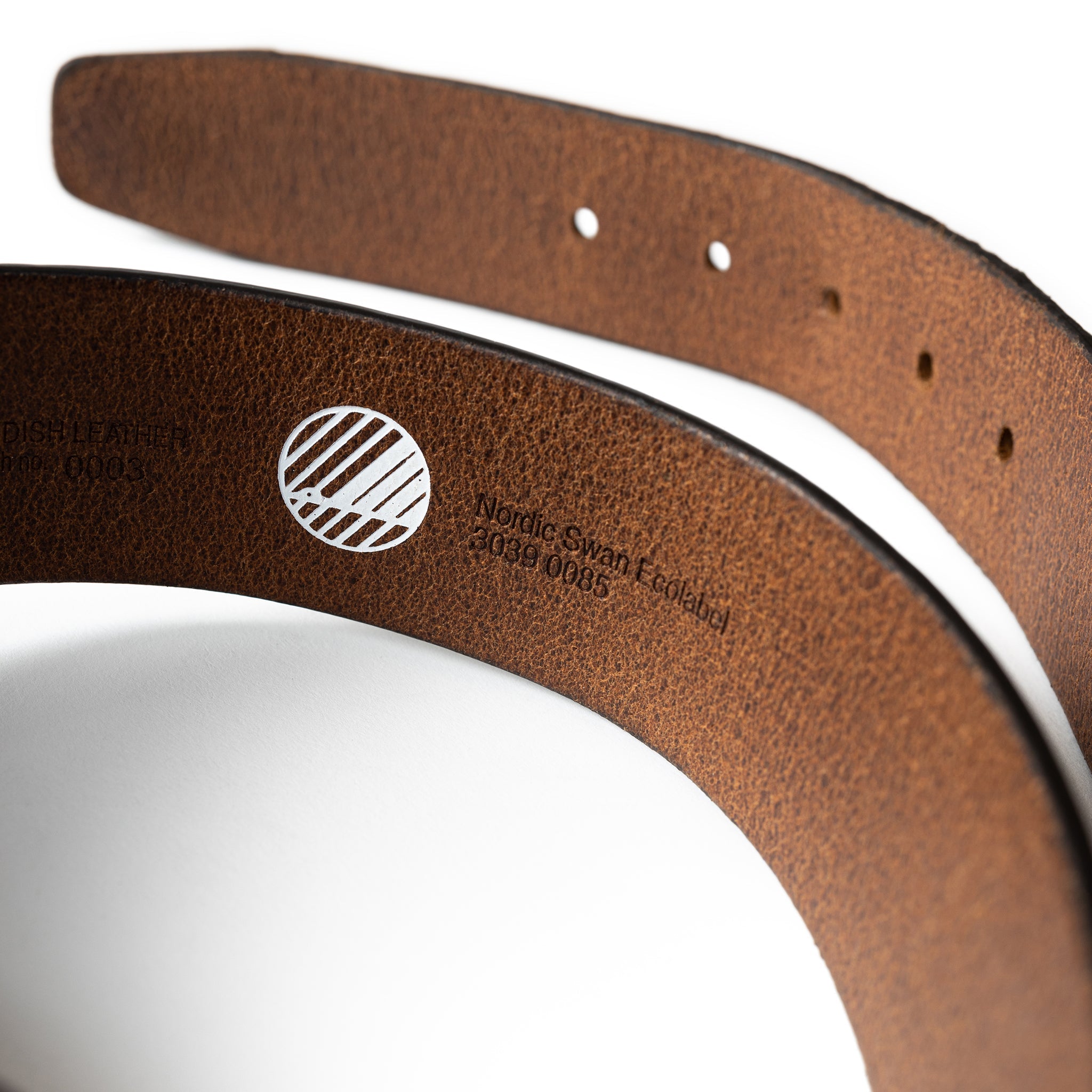 KLASTORP Gürtel 40 mm Mittelbraun