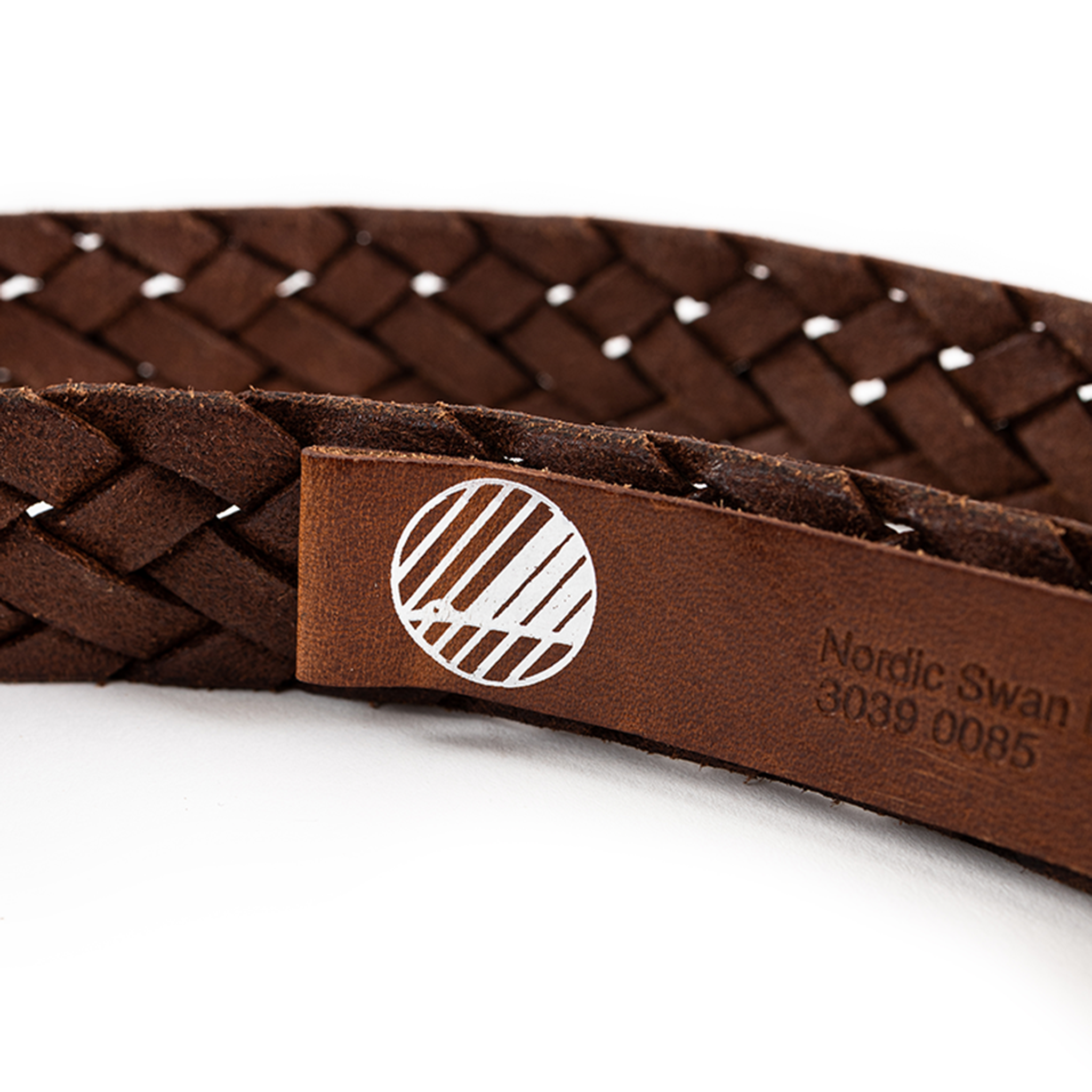 KÄRRADAL Braided Belt 30mm Midbrown