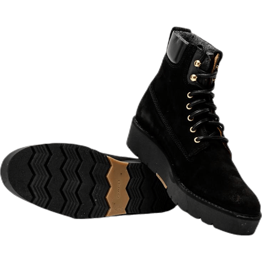 Casey Mid lace boot Black