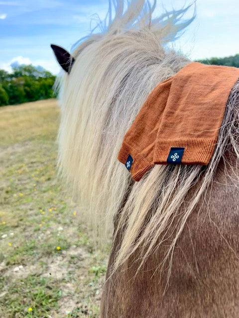 Ridstrumpa Allround Jordbrun 75% Merinoull