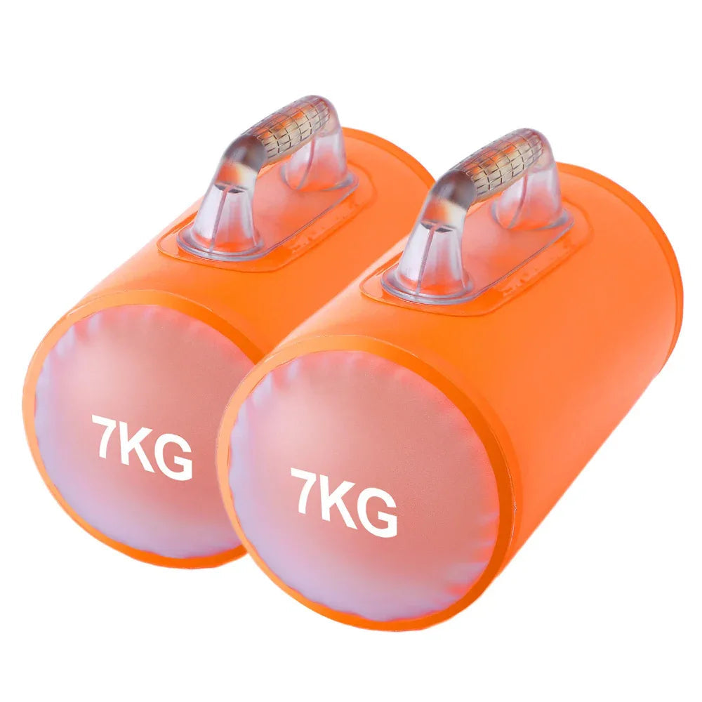 7kg Portable Foldable Water Filled Fitness Strength Dumbbells