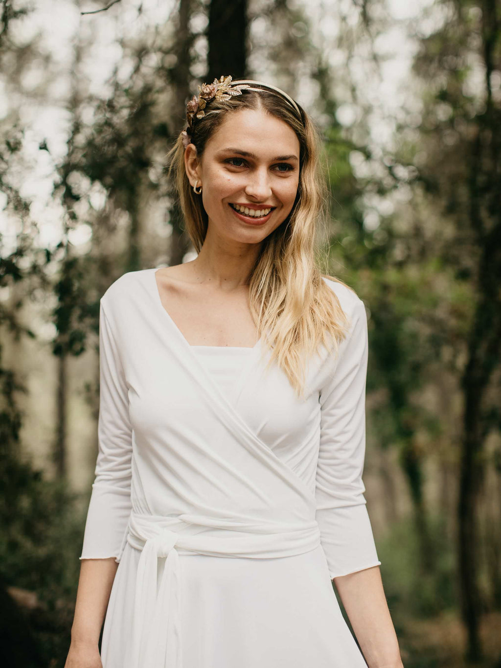 MAXI DRESS BRIDE 3/4 SLEEVE-0