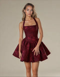Victoria Dress Burgundy