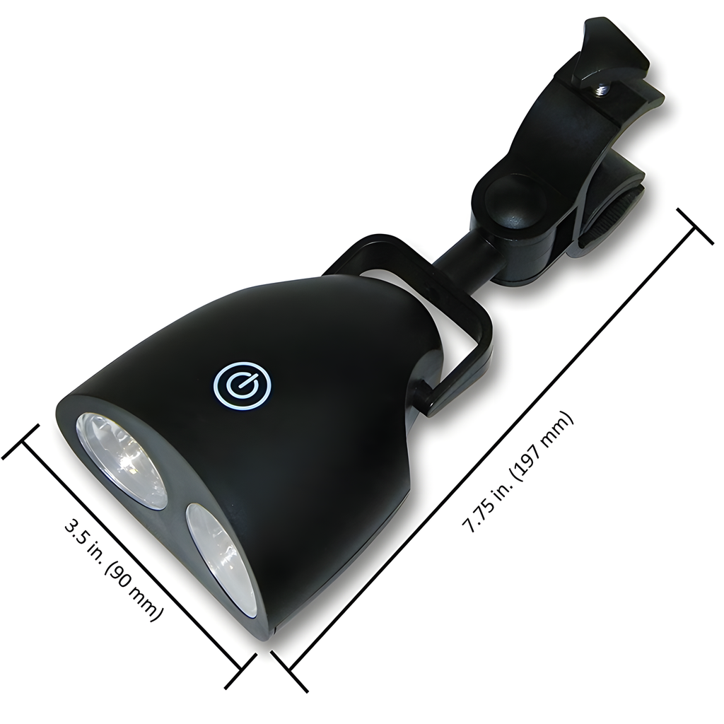 Clamp-On Dual-Head LED Grill Light