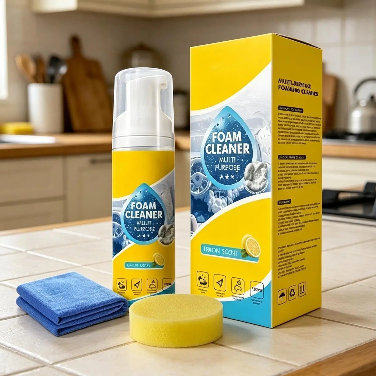 Multipurpose 4-in-1 Foam Cleaner