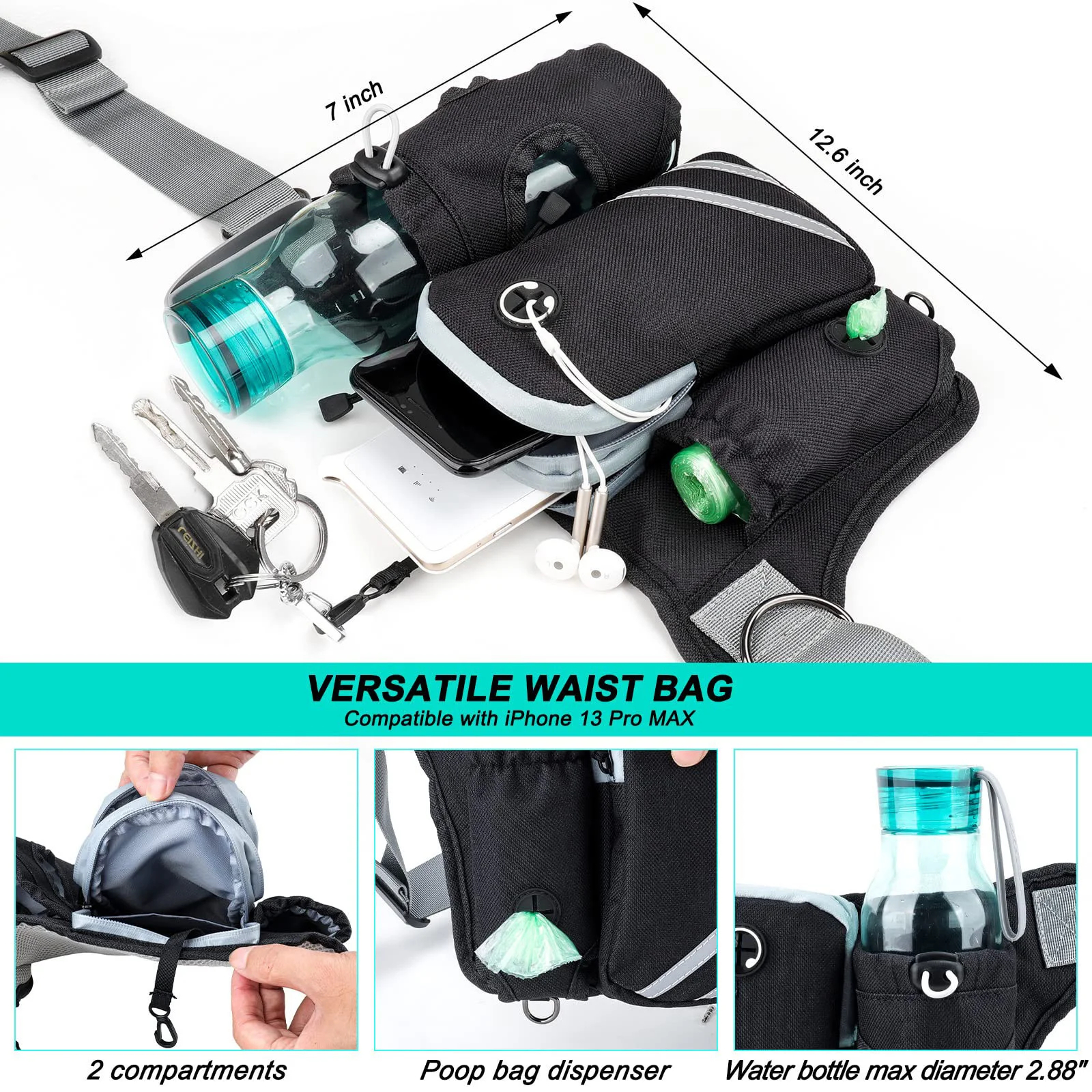 Dog Walking Waist Pack or Leash
