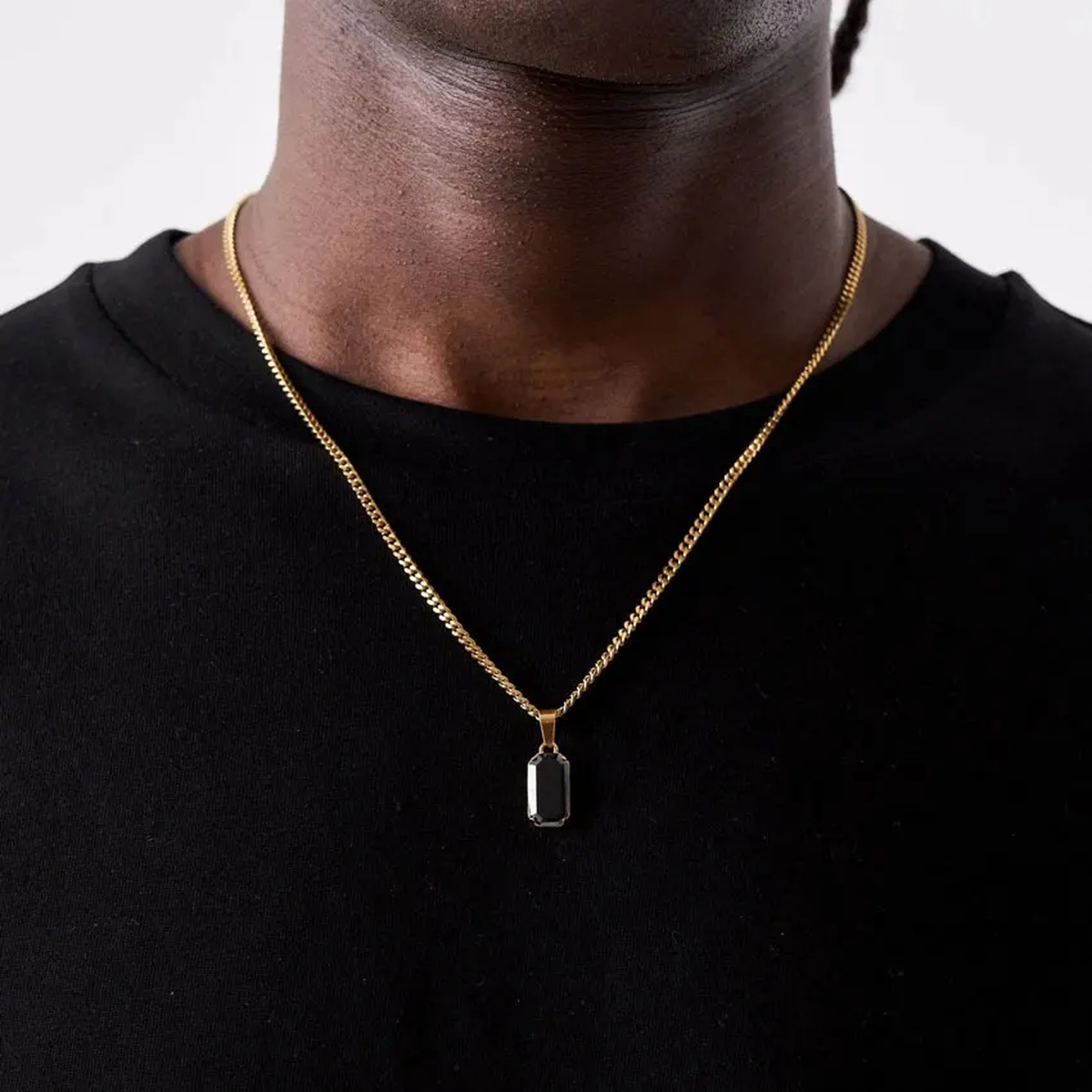 Natural Stone Pendant Necklace
