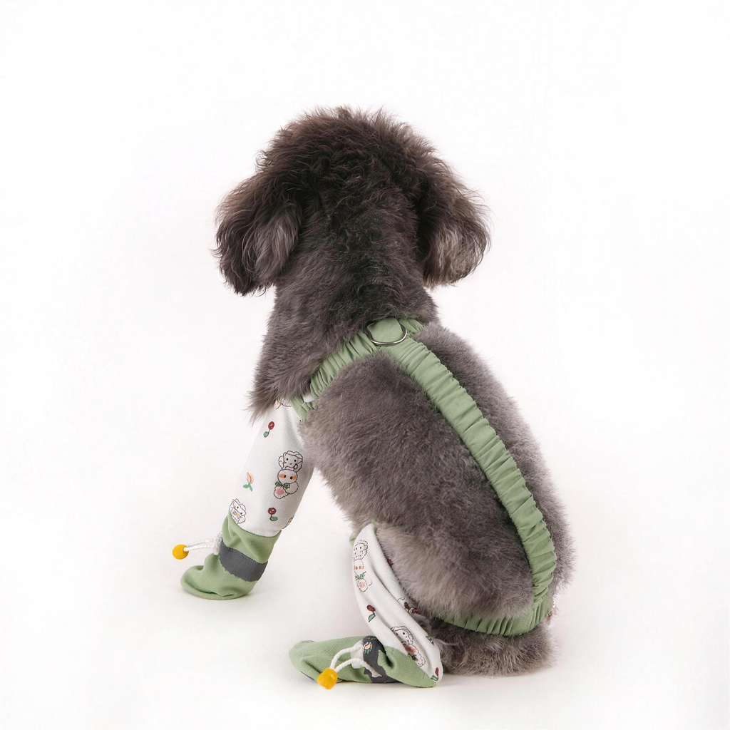 Waterproof Dog Leg Pants With Shoes