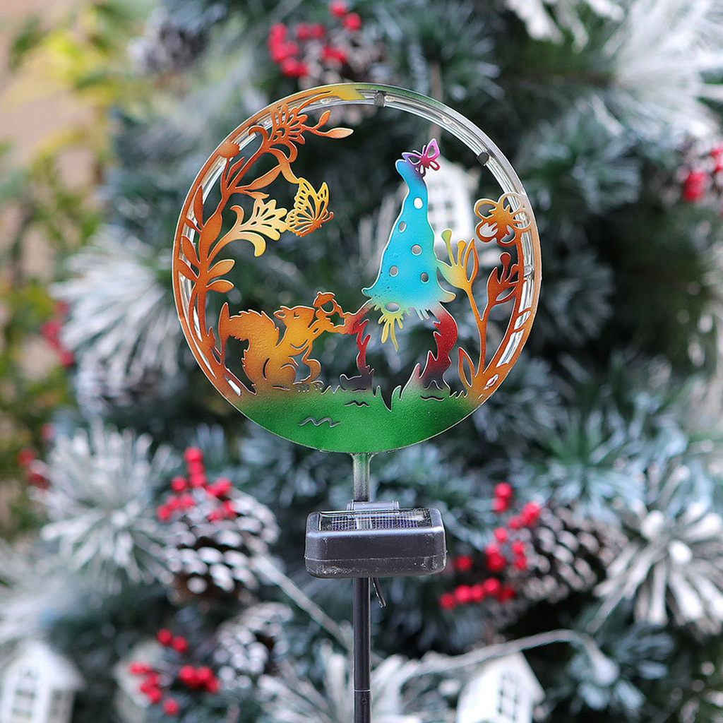 Animal Silhouette Solar Garden Stake