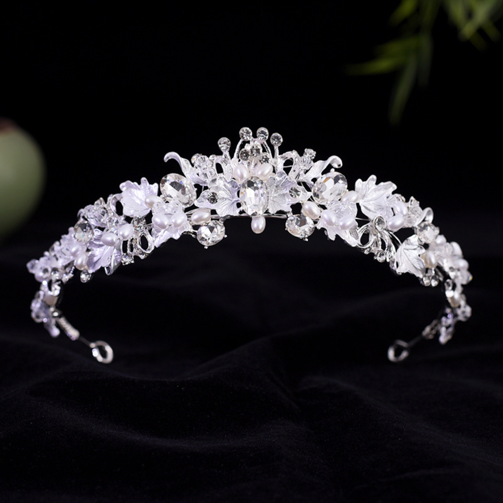 Crystal Floral Bridal Tiara
