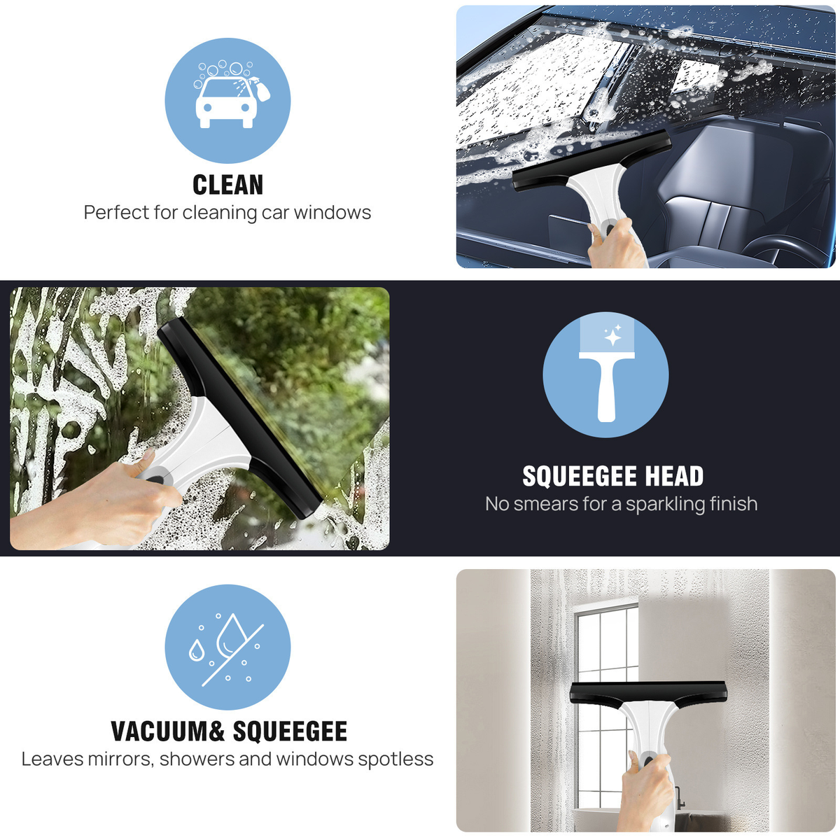 Rechargeable Window Cleaning Vacuum