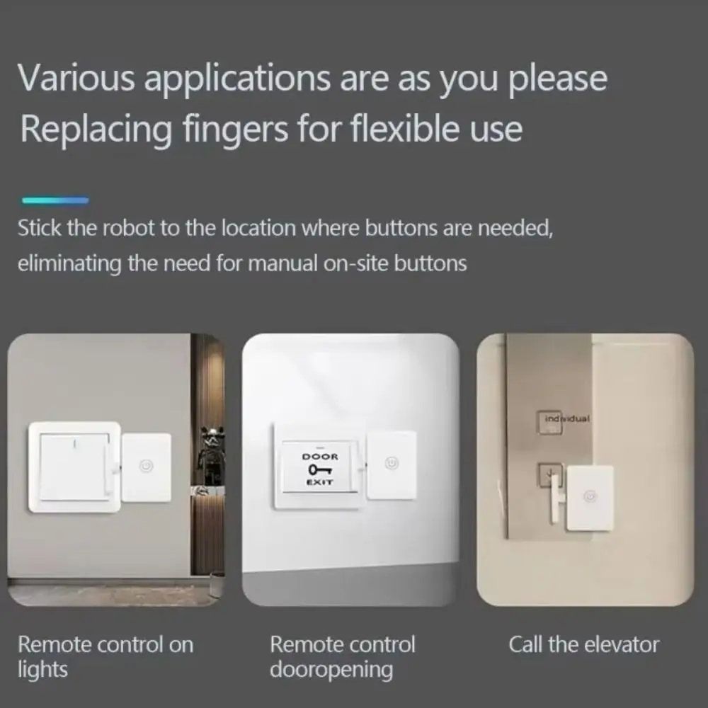 Wireless No-Wiring Light Switch Actuator