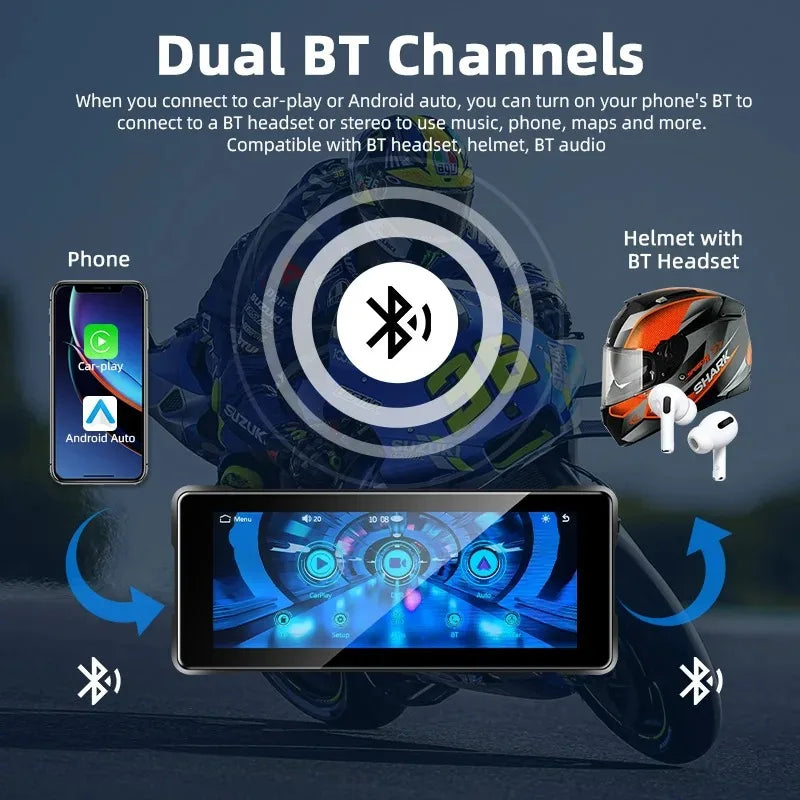 Motorraddisplay 7 Zoll