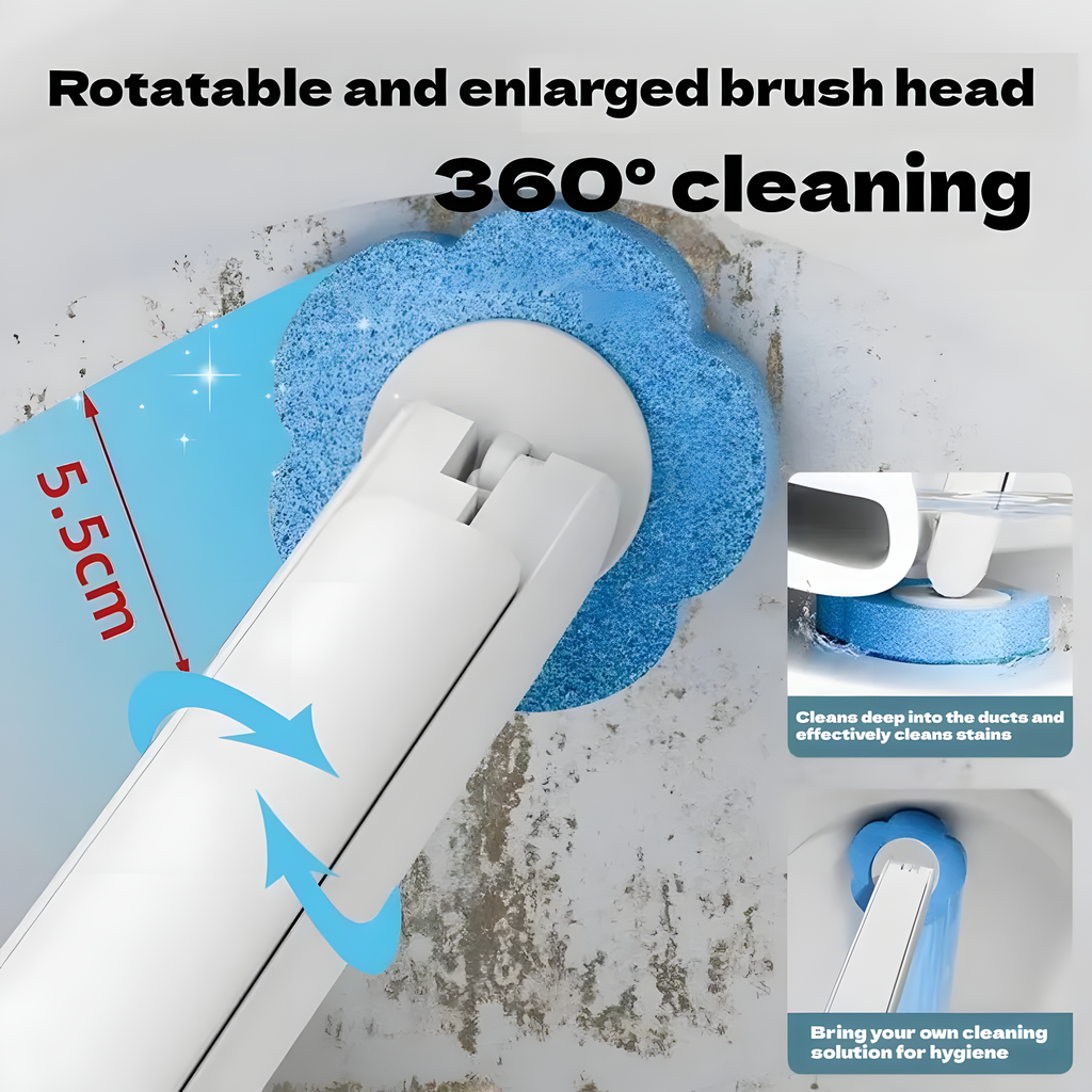 Disposable Head Toilet Cleaning Brush