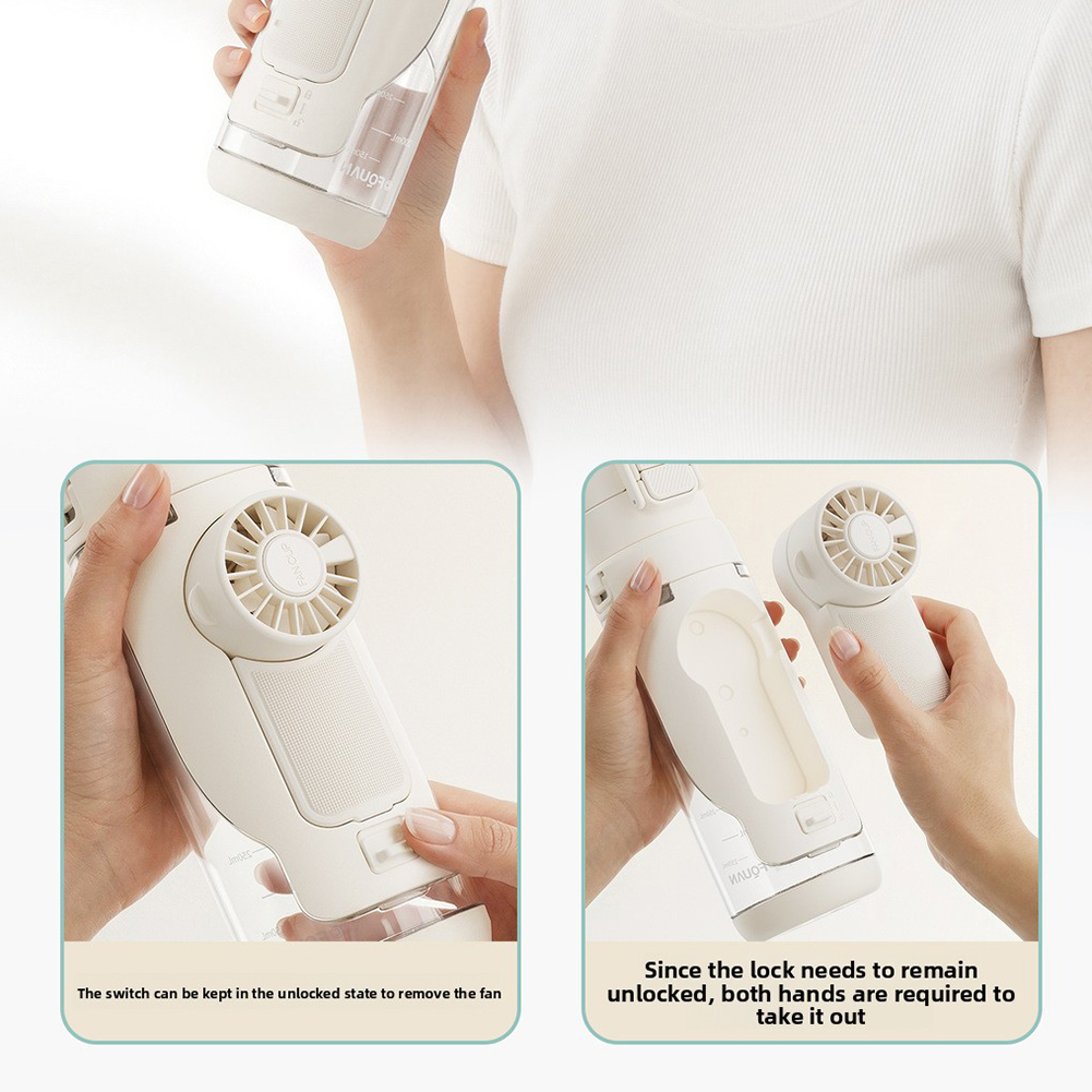 Fan Water Bottle