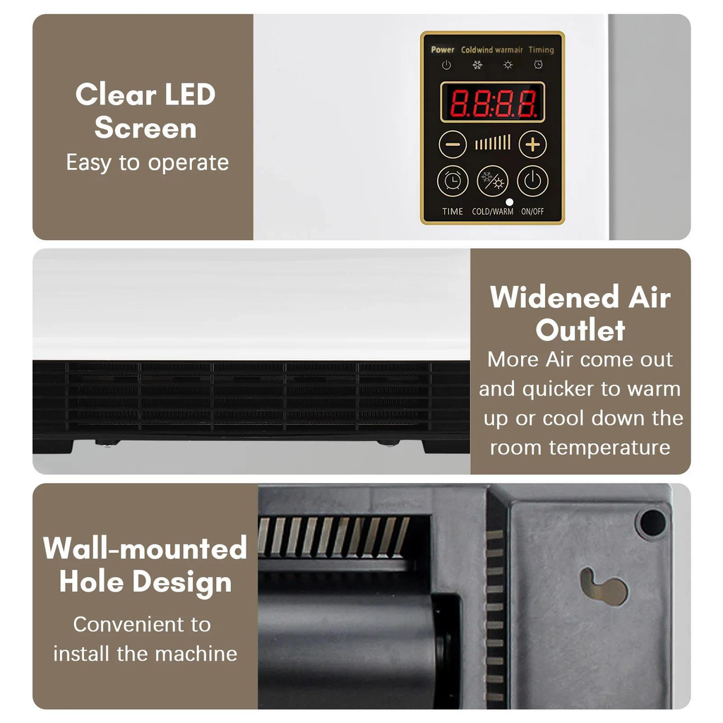 Wall Mounted Heater & Cooling Fan