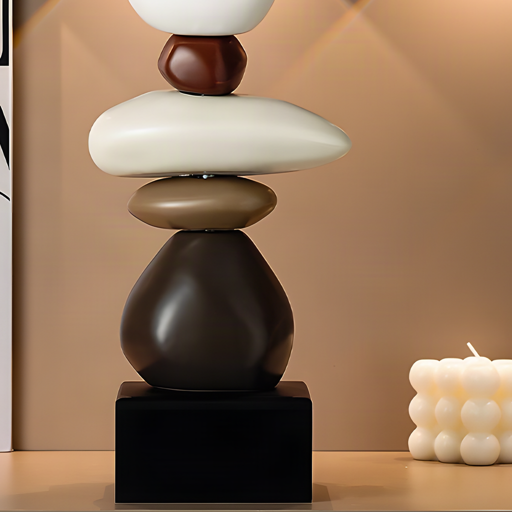 Stacked Pebble Sculpture