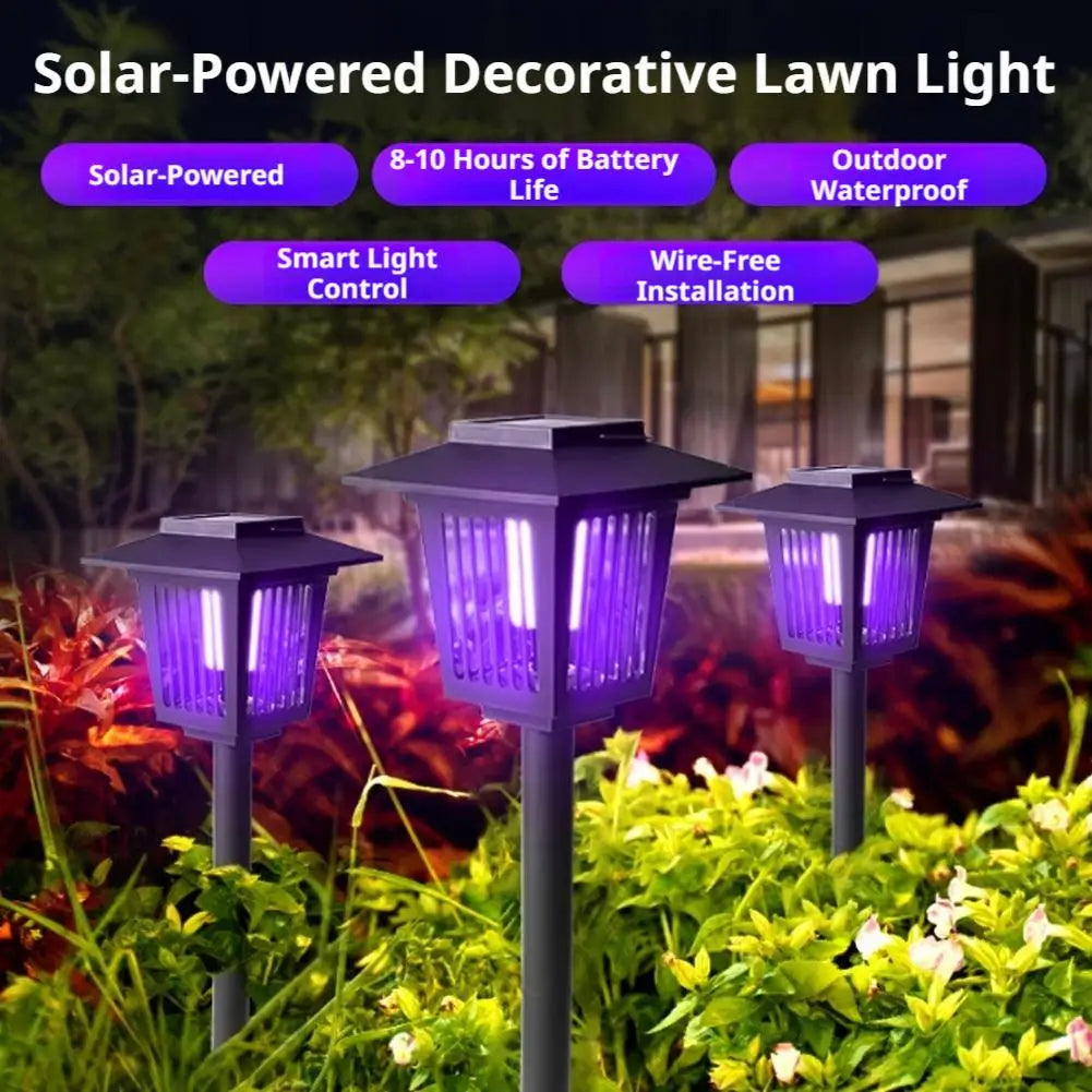 Solar Mosquito Killer Garden Lamp