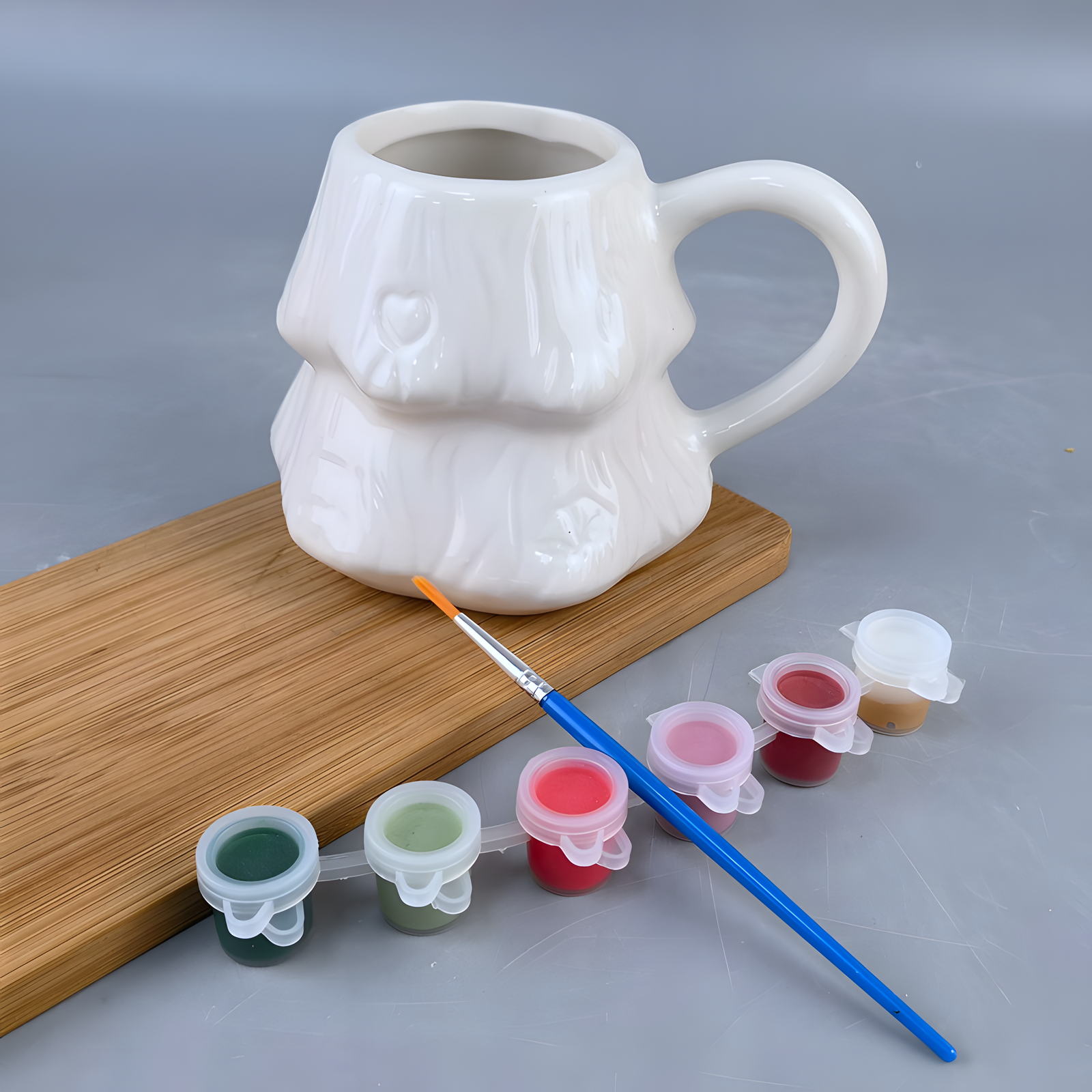 DIY Ceramic Mug and Dish Set